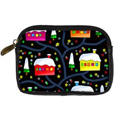 Winter Magical Night Digital Camera Cases by Valentinaart