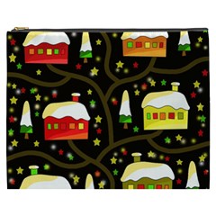 Winter  Night  Cosmetic Bag (xxxl)  by Valentinaart