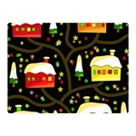 Winter  night  Double Sided Flano Blanket (Mini)  35 x27  Blanket Back