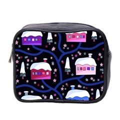 Magical Xmas Night Mini Toiletries Bag 2-side by Valentinaart