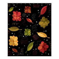 Autumn Flowers  Shower Curtain 60  X 72  (medium)  by Valentinaart