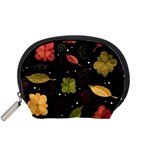 Autumn flowers  Accessory Pouches (Small)  Front