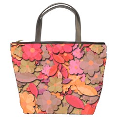 Beautiful Floral Design Bucket Bags by Valentinaart