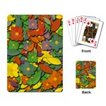 Decorative flowers Playing Card Back