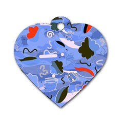 Sea Dog Tag Heart (one Side) by Valentinaart