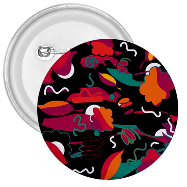 Colorful abstract art  3  Buttons