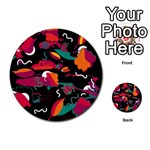 Colorful abstract art  Multi-purpose Cards (Round)  Back 24