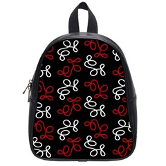 Elegance - Red  School Bags (small)  by Valentinaart