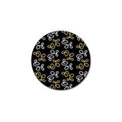 Elegance - Yellow Golf Ball Marker (4 Pack) by Valentinaart