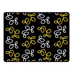 Elegance - Yellow Double Sided Fleece Blanket (small) 