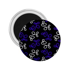 Elegance - blue 2.25  Magnets