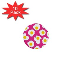 Fried Egg 1  Mini Buttons (10 pack) 