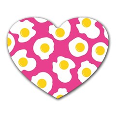 Fried Egg Heart Mousepads