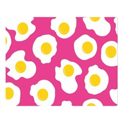 Fried Egg Double Sided Flano Blanket (Large) 