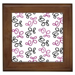 Magenta Elegance  Framed Tiles by Valentinaart