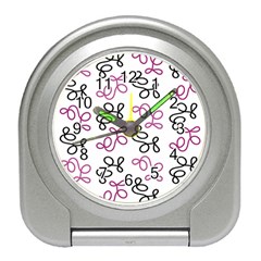 Magenta Elegance  Travel Alarm Clocks by Valentinaart