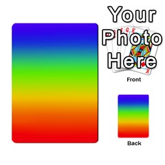 Rainbow Blue Green Pink Orange Multi-purpose Cards (Rectangle) 