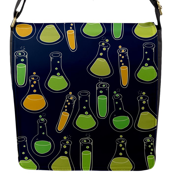 Science Geek Flap Messenger Bag (S)