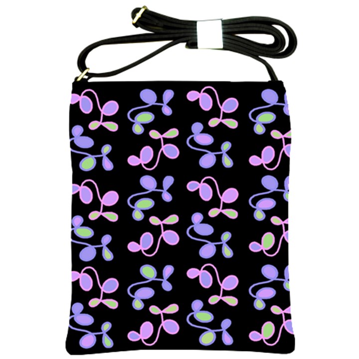 Purple garden Shoulder Sling Bags