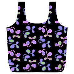 Purple Garden Full Print Recycle Bags (l)  by Valentinaart