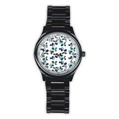 Green Garden Stainless Steel Round Watch by Valentinaart