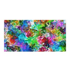 Colorful Strokes                                                                                                                Satin Wrap by LalyLauraFLM