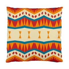 Mirrored Shapes In Retro Colors                                                                                                                 	standard Cushion Case (two Sides)