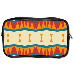Mirrored Shapes In Retro Colors                                                                                                                 			toiletries Bag (one Side)
