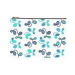 Blue garden Cosmetic Bag (Large)  Front