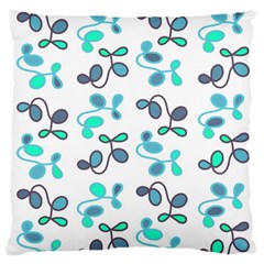 Blue Garden Standard Flano Cushion Case (one Side) by Valentinaart