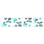 Blue garden Flano Scarf (Small) Back