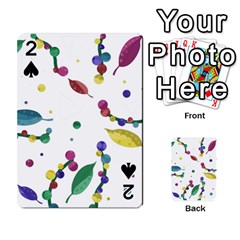 Abstract Floral Design Playing Cards 54 Designs 