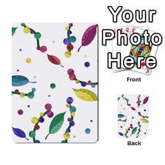 Abstract Floral Design Multi-purpose Cards (rectangle)  by Valentinaart