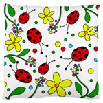 Ladybugs Large Cushion Case (One Side) Front