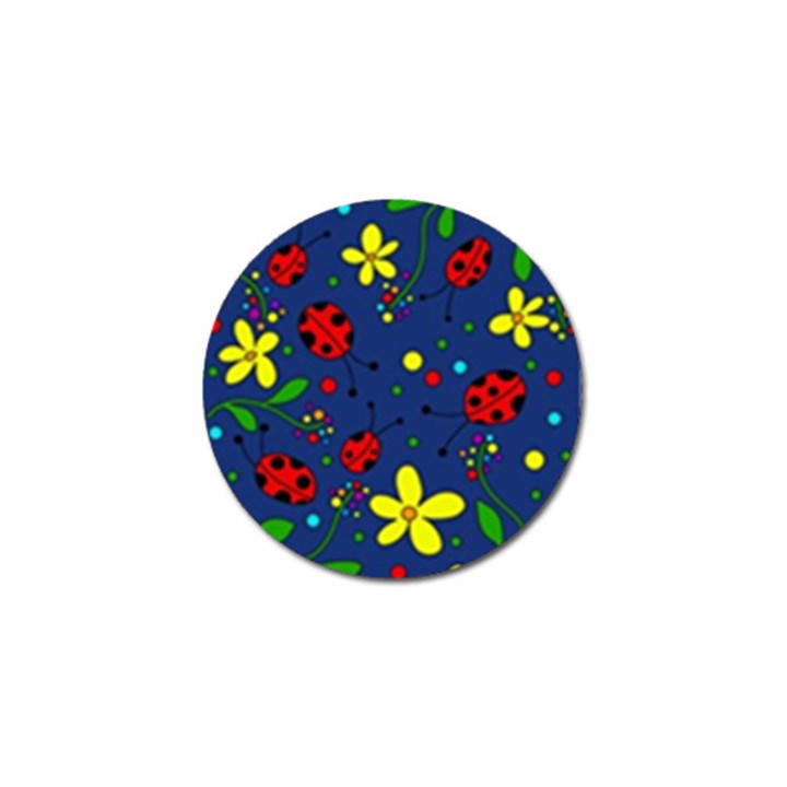 Ladybugs - blue Golf Ball Marker (4 pack)