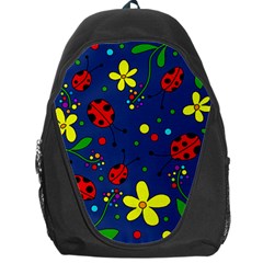 Ladybugs - blue Backpack Bag