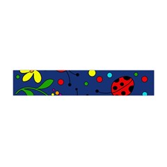 Ladybugs - blue Flano Scarf (Mini)