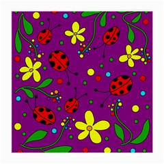 Ladybugs - Purple Medium Glasses Cloth