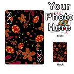 Flowers and ladybugs 2 Playing Cards 54 Designs  Front - Spade2