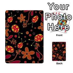 Flowers And Ladybugs 2 Multi-purpose Cards (rectangle)  by Valentinaart