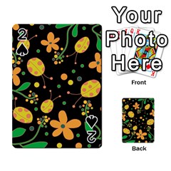 Ladybugs and flowers 3 Playing Cards 54 Designs 