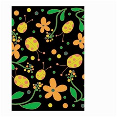 Ladybugs and flowers 3 Small Garden Flag (Two Sides)