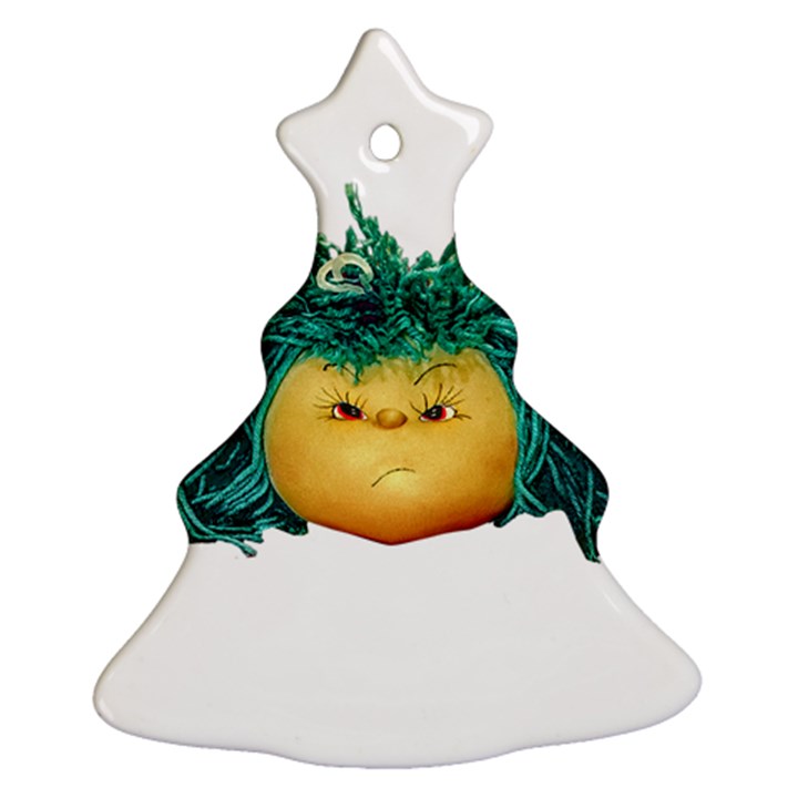 Angry Girl Doll Ornament (Christmas Tree)