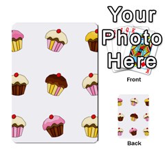 Colorful Cupcakes  Multi-purpose Cards (rectangle)  by Valentinaart