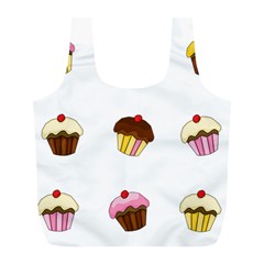 Colorful Cupcakes  Full Print Recycle Bags (l)  by Valentinaart