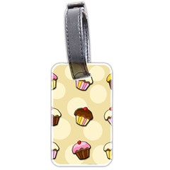 Colorful Cupcakes Pattern Luggage Tags (two Sides) by Valentinaart