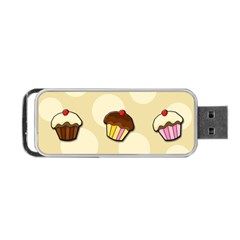 Colorful Cupcakes Pattern Portable Usb Flash (two Sides)