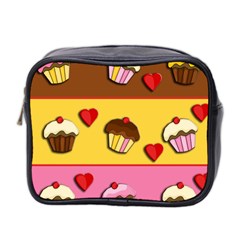 Love Cupcakes Mini Toiletries Bag 2-side by Valentinaart