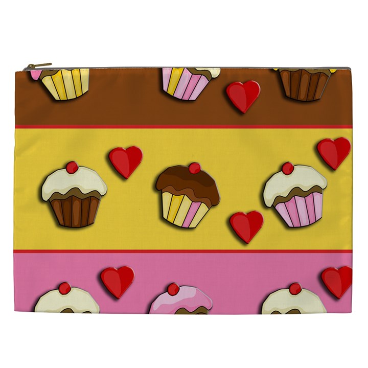 Love cupcakes Cosmetic Bag (XXL) 