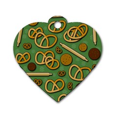 Bakery 4 Dog Tag Heart (one Side) by Valentinaart